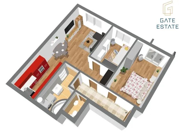 Pronájem bytu 3+kk, Uherský Ostroh, Hradišťská, 68 m2