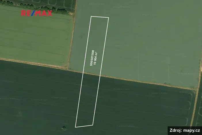 Prodej pole, Chleby, 87342 m2