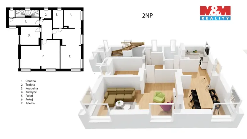 Prodej rodinného domu, Jílové, Dvořákova, 278 m2