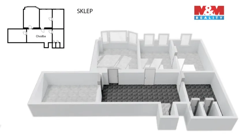 Prodej obchodního prostoru, Ostrava - Kunčičky, Škrobálkova, 700 m2