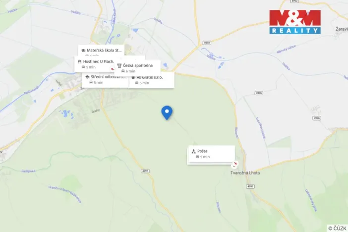 Prodej pole, Strážnice, 3495 m2