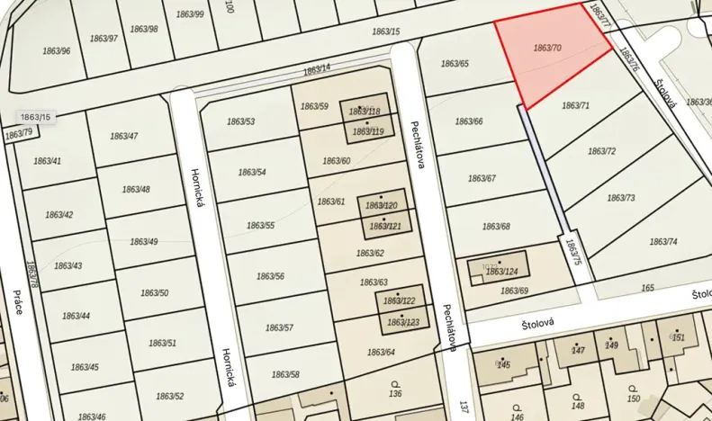 Prodej pozemku pro bydlení, Kladno, Štolová, 500 m2