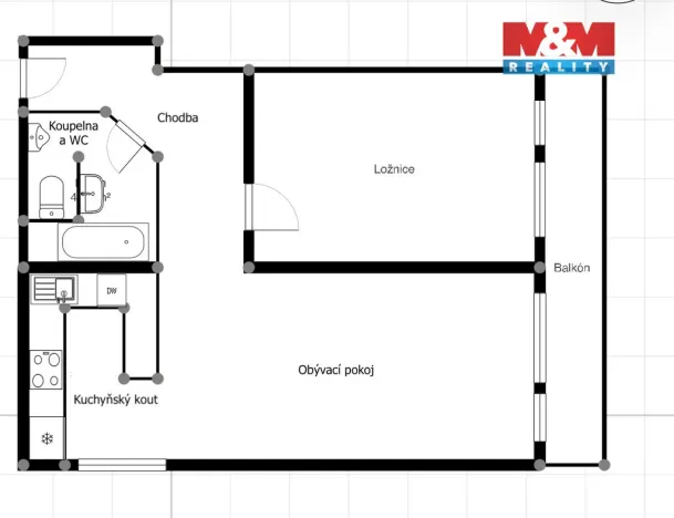 Prodej bytu 2+kk, Ostrava - Poruba, Oty Synka, 53 m2