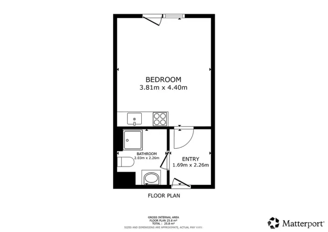 Pronájem bytu 1+kk, Praha - Libeň, Novovysočanská, 25 m2