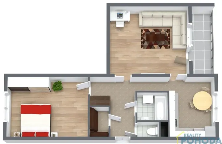 Prodej bytu 2+1, Vysoké Mýto, V Peklovcích, 59 m2