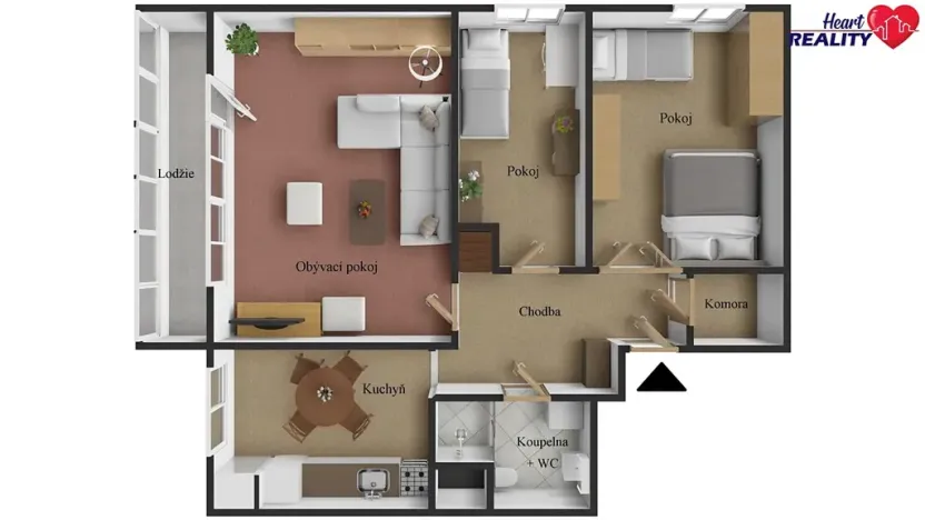 Prodej bytu 3+1, Opava, Gudrichova, 67 m2