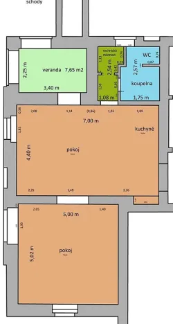 Pronájem bytu 2+kk, Liberec - Liberec I-Staré Město, Gorkého, 73 m2