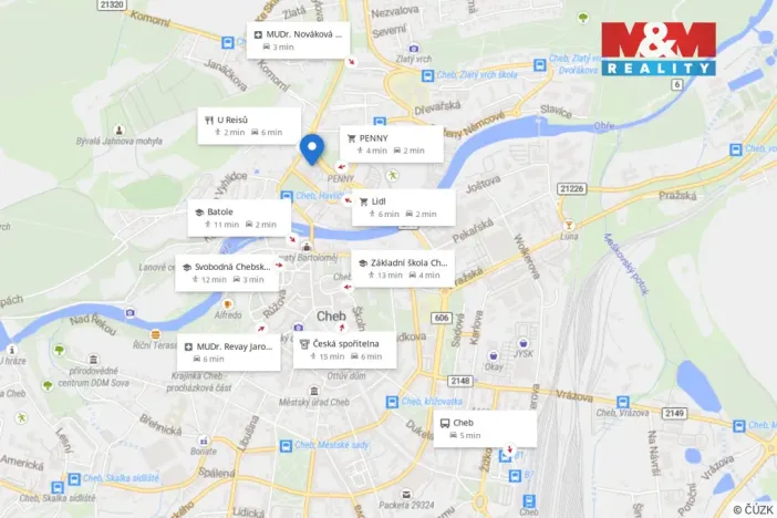 Pronájem bytu 4+kk, Cheb, Zelená, 120 m2