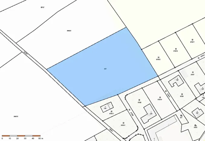 Dražba pozemku pro bydlení, Loket, 7909 m2