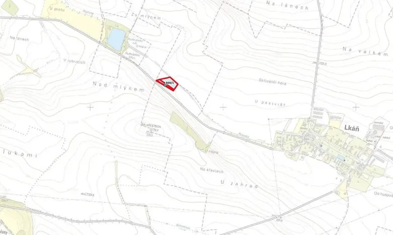 Prodej pole, Podsedice, 8290 m2