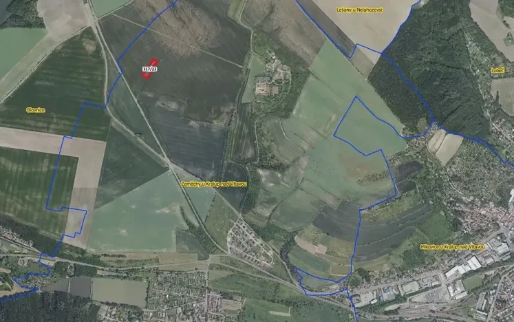 Prodej pole, Kralupy nad Vltavou, 3172 m2