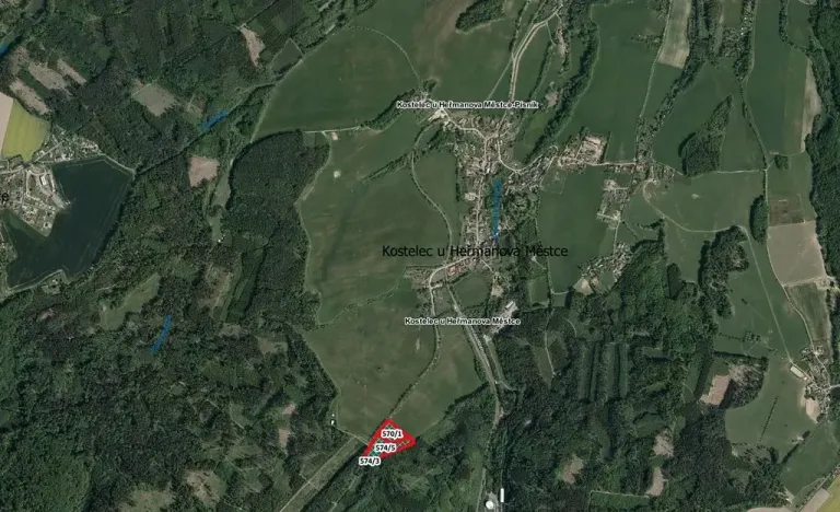 Prodej pole, Kostelec u Heřmanova Městce, 18996 m2