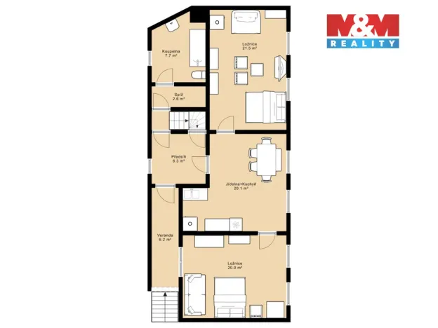 Prodej chalupy, Borovany, 96 m2