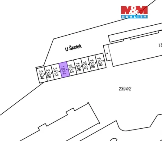 Prodej garáže, Litomyšl, U Školek, 19 m2
