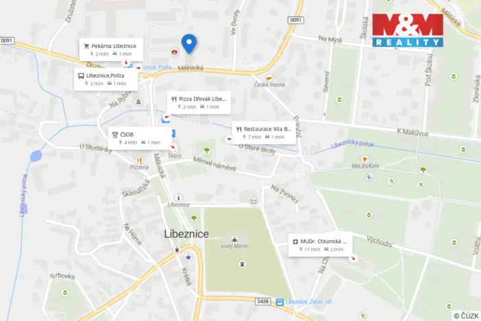 Pronájem bytu 3+kk, Líbeznice, Mělnická, 70 m2