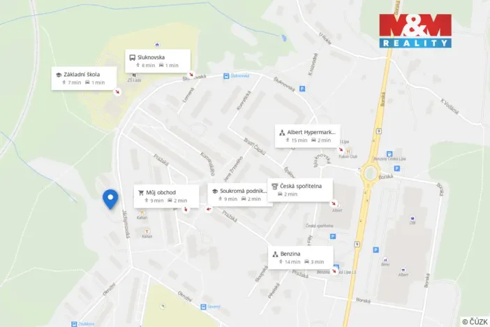 Pronájem bytu 2+kk, Česká Lípa, Jáchymovská, 39 m2