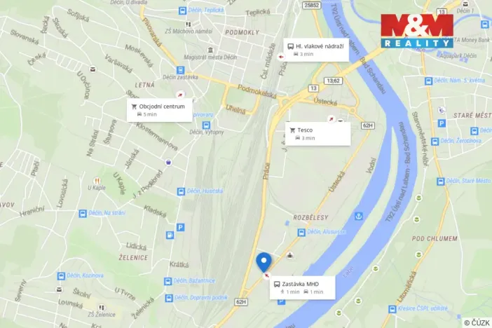 Prodej činžovního domu, Děčín - Děčín V-Rozbělesy, Ústecká, 741 m2