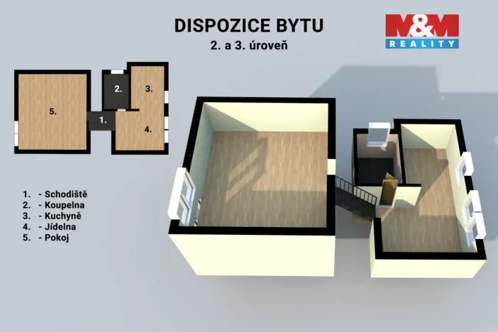 Prodej bytu 3+1, Zlín - Kudlov, Žlutá, 83 m2
