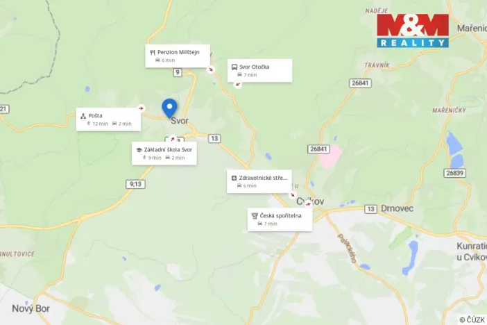 Prodej bytu 2+1, Svor, 51 m2