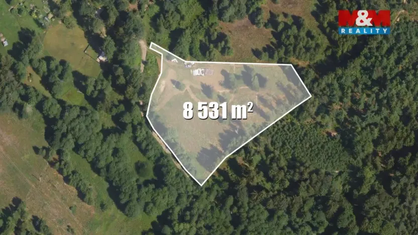 Prodej pozemku, Dlouhý Most, 8531 m2