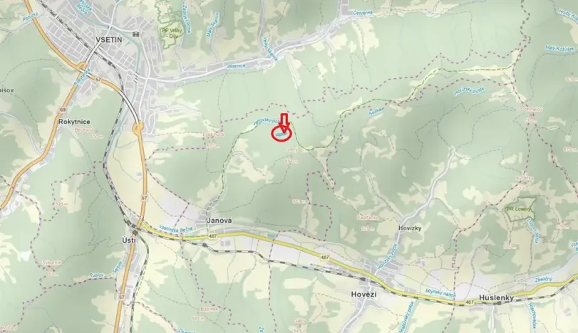 Prodej lesa, Janová, 7449 m2