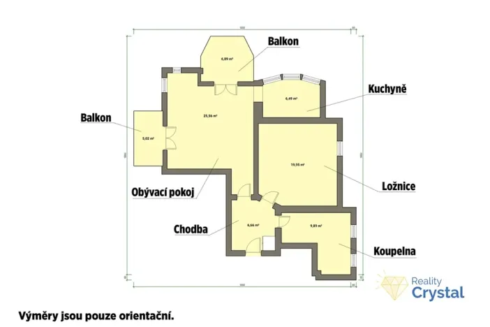 Prodej bytu 2+1, Mariánské Lázně, Anglická, 71 m2
