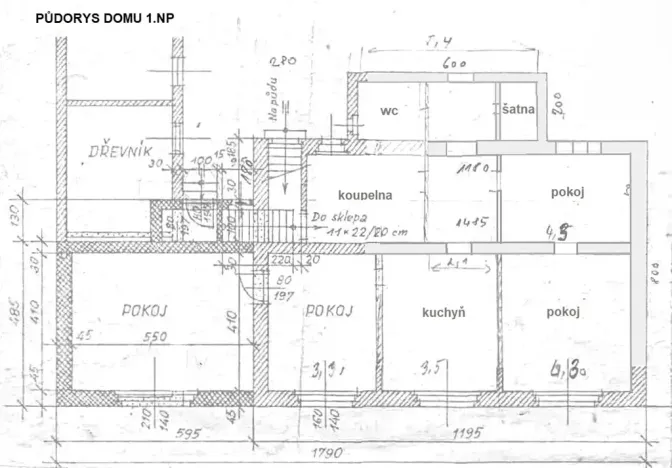 Prodej rodinného domu, Čelákovice, Chodská, 130 m2
