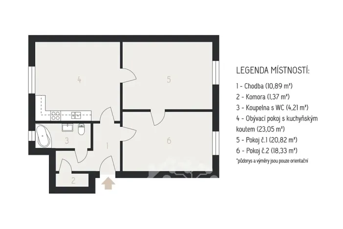Prodej bytu 3+kk, Mladá Boleslav, Boženy Němcové, 78 m2