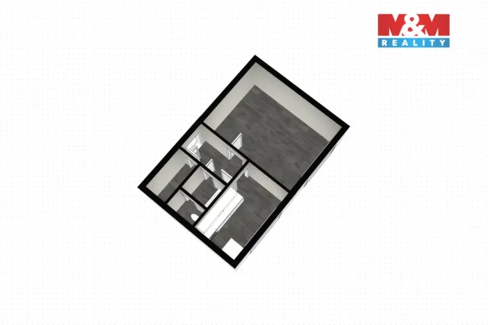 Pronájem bytu 1+1, Smiřice, Komenského, 37 m2