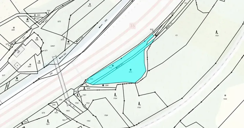 Dražba pozemku, Hodkovice nad Mohelkou, 2154 m2