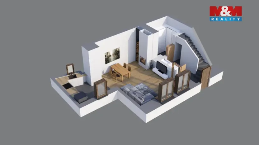 Prodej rodinného domu, Krhanice, 79 m2