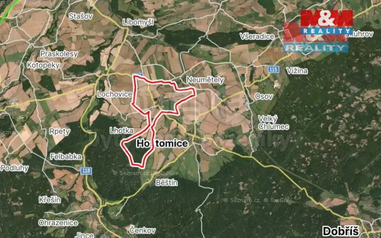 Prodej pozemku pro bydlení, Hostomice - Radouš, 1248 m2