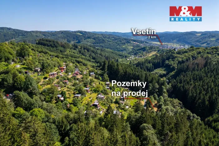 Prodej zahrady, Vsetín, 451 m2