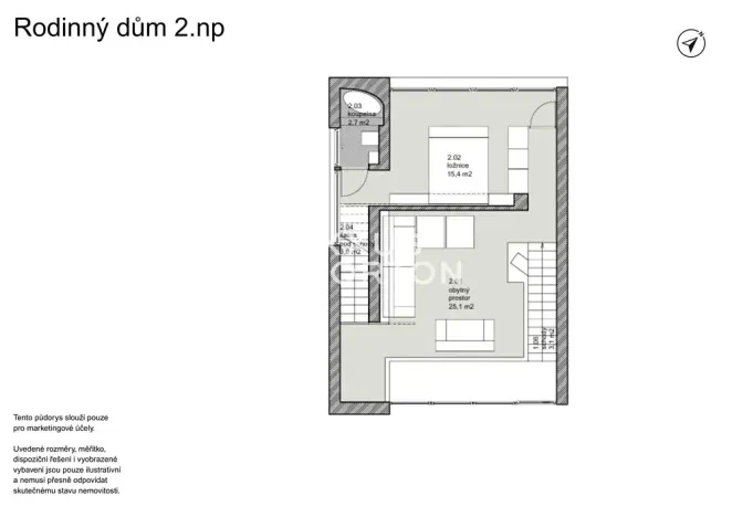 Prodej rodinného domu, Mukařov, Lesní, 178 m2