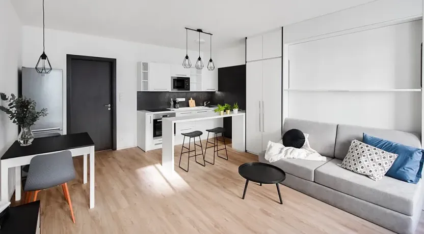 Pronájem bytu 1+kk, Praha - Hlubočepy, Vítové, 30 m2