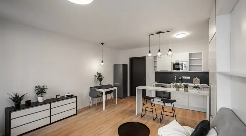 Pronájem bytu 1+kk, Praha - Hlubočepy, Vítové, 30 m2