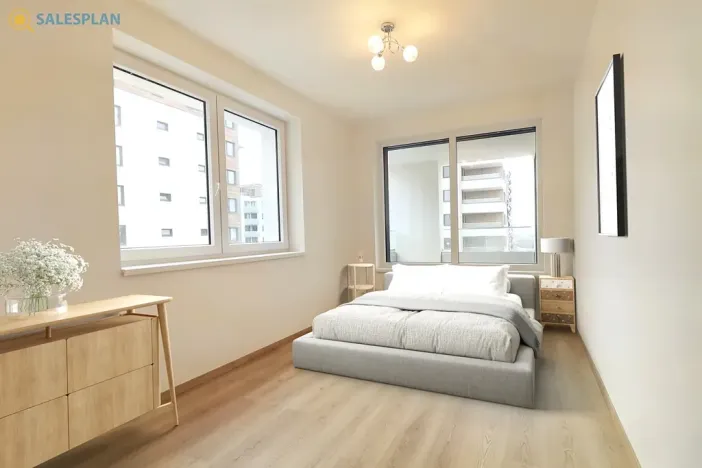 Prodej bytu 2+kk, Praha - Hlubočepy, náměstí Olgy Scheinpflugové, 58 m2