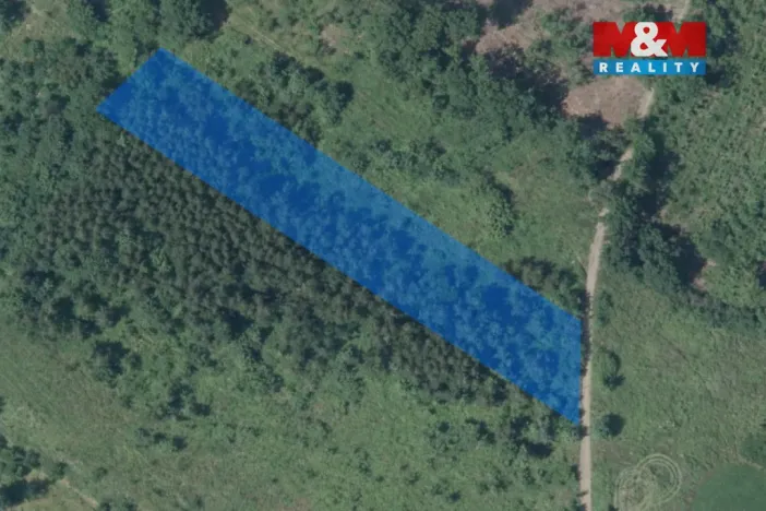 Prodej louky, Velké Popovice, 1009 m2