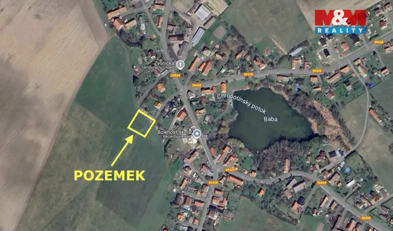 Prodej louky, Bolehošť, 3000 m2