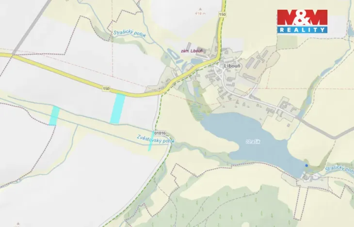 Prodej pole, Zvěstov - Libouň, 12795 m2