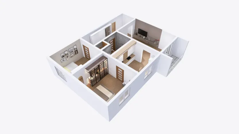 Pronájem bytu 3+1, Hanušovice, Zábřežská, 65 m2