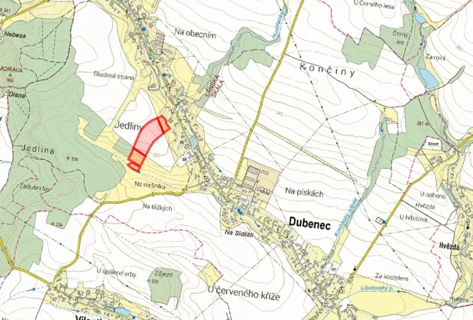 Prodej pole, Dubenec, 68792 m2