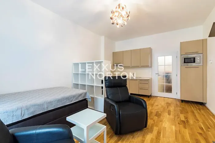 Pronájem bytu 1+kk, Praha - Žižkov, Ondříčkova, 31 m2
