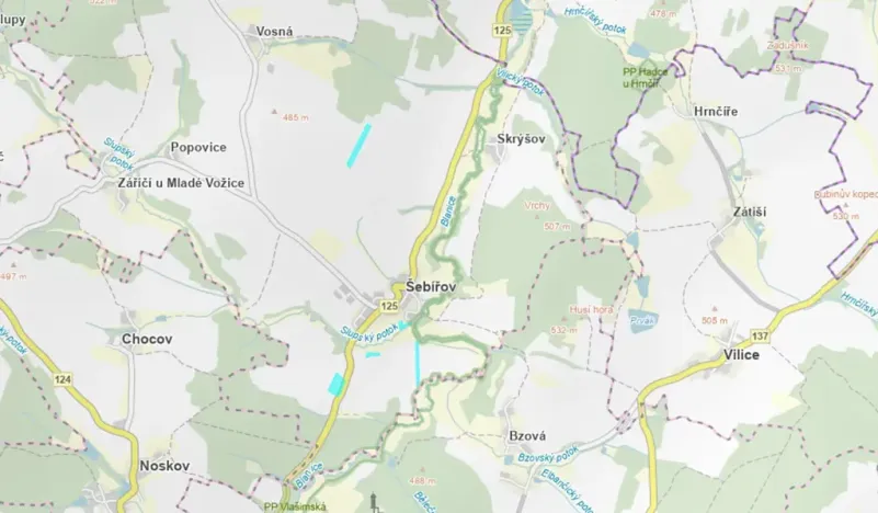 Prodej pole, Šebířov, 44451 m2