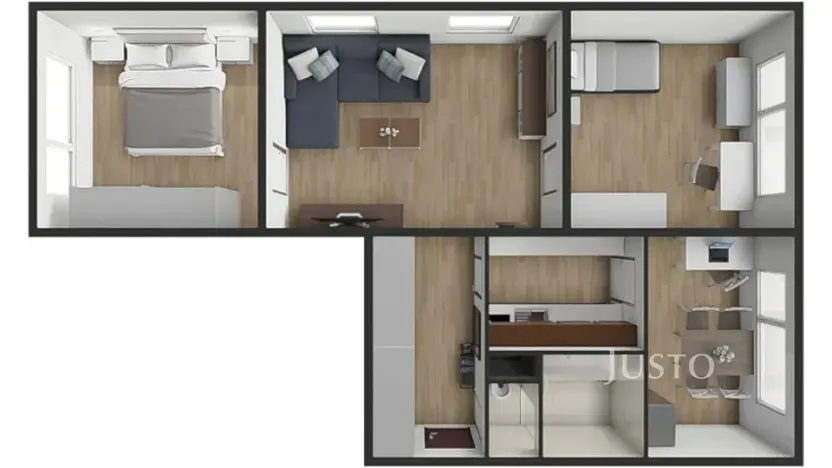 Prodej bytu 3+1, Písek, Na Stínadlech, 64 m2