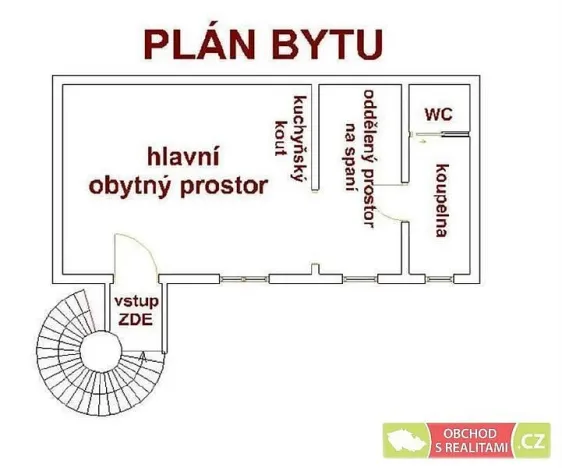 Pronájem bytu 1+kk, Čelákovice, Sokolovská, 33 m2