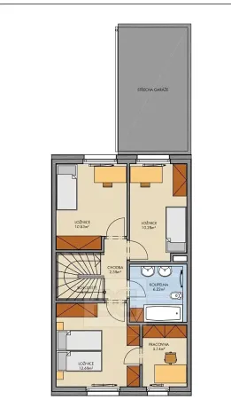 Pronájem rodinného domu, Praha - Dolní Měcholupy, 102 m2