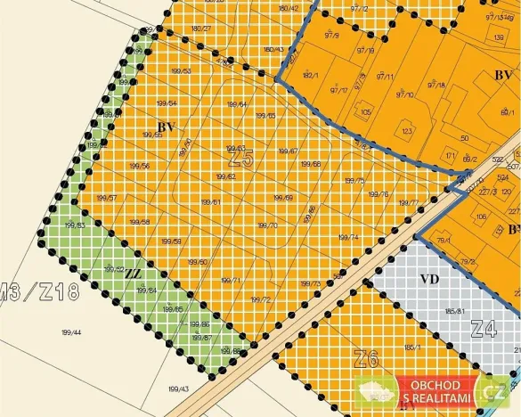 Prodej pozemku, Stolany, 1366 m2