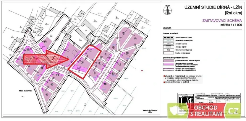 Prodej pozemku, Dírná, 2984 m2