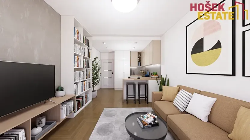 Dražba bytu 2+kk, Brno, Netušilova, 48 m2